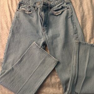 Abercrombie & Fitch Light Blue Straight Leg Jeans